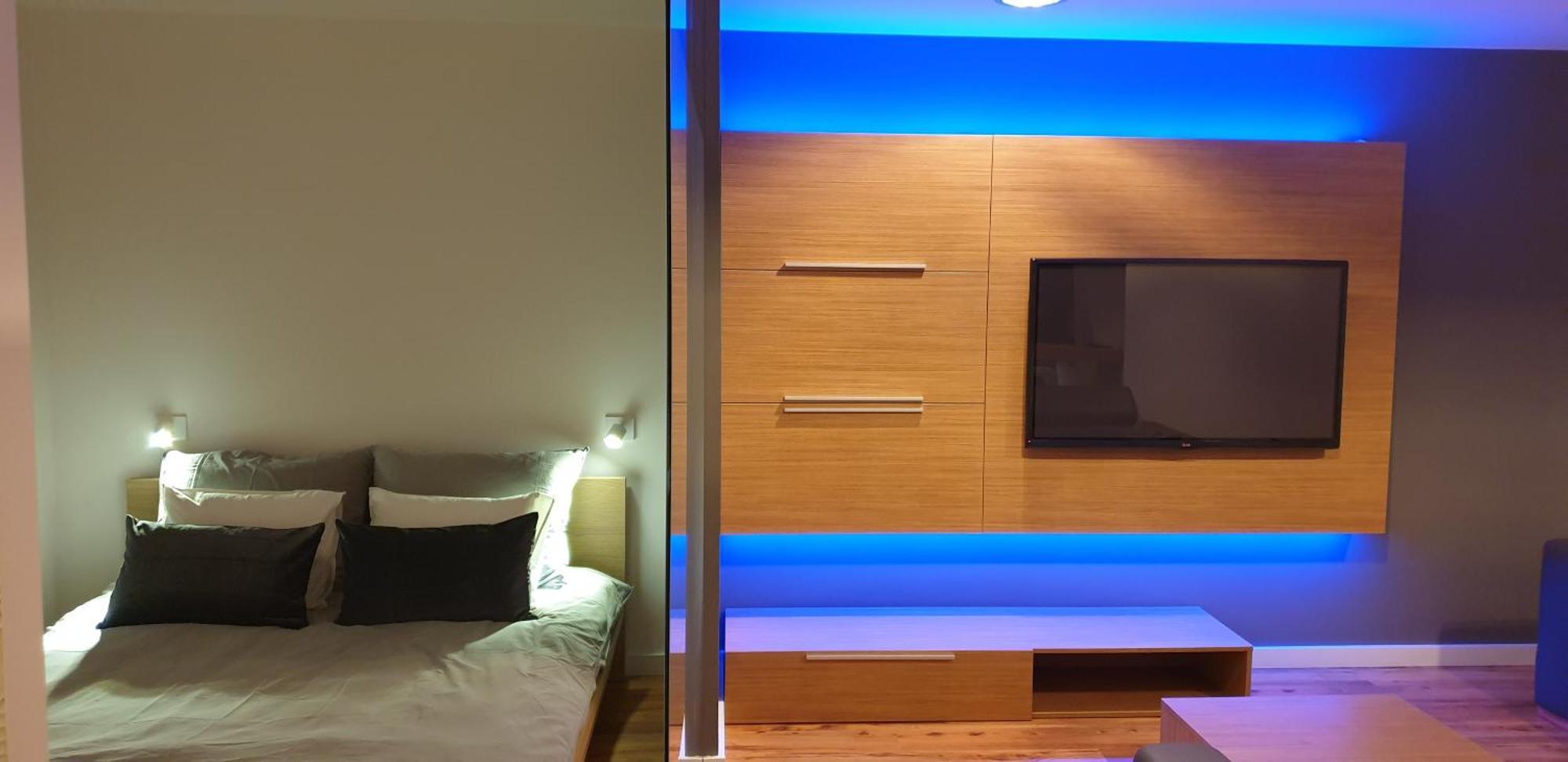 Lupoapartments Kosynierow Klimatyzacja Dostep Na Kod Łódź Oda fotoğraf